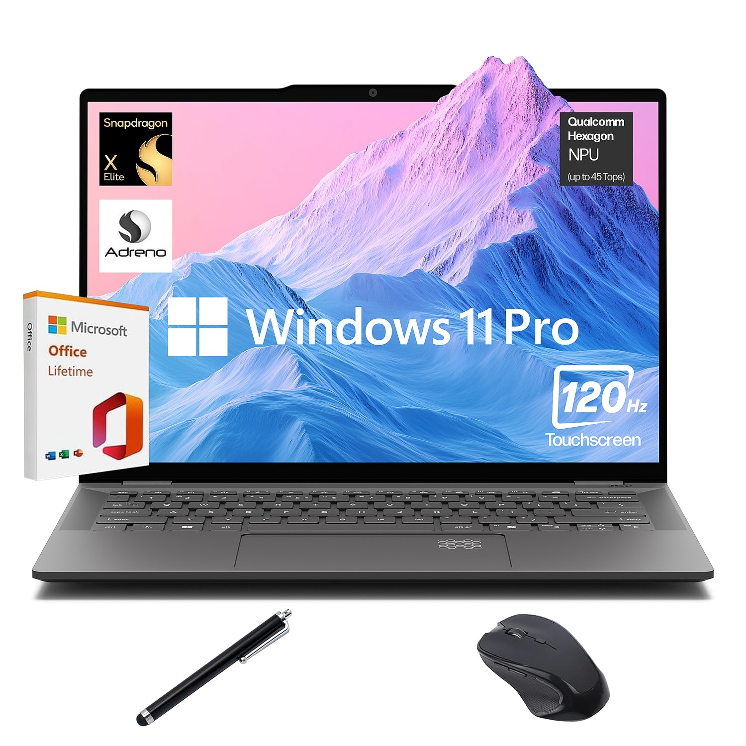 Acer Swift 14 AI Laptop, 120HZ WQXGA Touchscreen Laptop, 45 Top NPU, 16GB LPDDR5X RAM, 512GB SSD, WiFi 7, BT 5.4, Backlit Keyboard, Facial and Fingerprint Recognition, with Lifetime Microsoft Office Acer Swift 14 AI Laptop, 120HZ WQXGA Touchscreen Laptop, 45 Top NPU, 16GB LPDDR5X RAM, 512GB SSD, WiFi 7, BT 5.4, Backlit Keyboard, Facial and Fingerprint Recognition, with Lifetime Microsoft Office